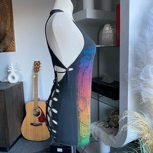 RARE Disney Haunted Mansion Shredded T Shirt Tank Top goth horror punk vampire